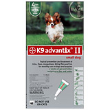 K9 Advantix 4 Pk Green Dog 1-10 Lbs