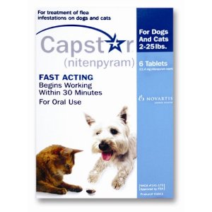 Capstar Flea Treatment Blue Tabs for Dogs and Cats