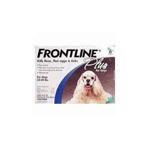 Frontline Plus for Dogs, 23-44 lbs. - 12-Pack