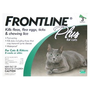 Frontline Plus Flea & Tick Control for Cats 8 weeks and older