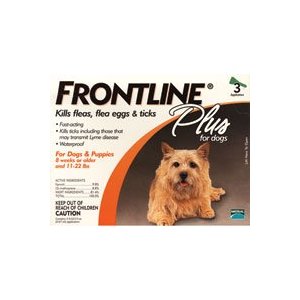 Frontline Plus for Dogs - Small - up to 22 lb. - 3 pk