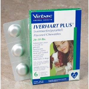 Iverhart Plus Tablets (Generic) 1-25 lb. dogs